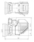 520mm/150mm/50mm Drievoudige Thermische de Veiligheidscamera van Gezichtsveld, Thermisch Beeldapparaat
