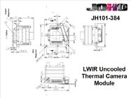 Ongekoelde de Thermische Weergavemodule van LWIR, de module van de de thermische weergavecamera van 384x288 VOx